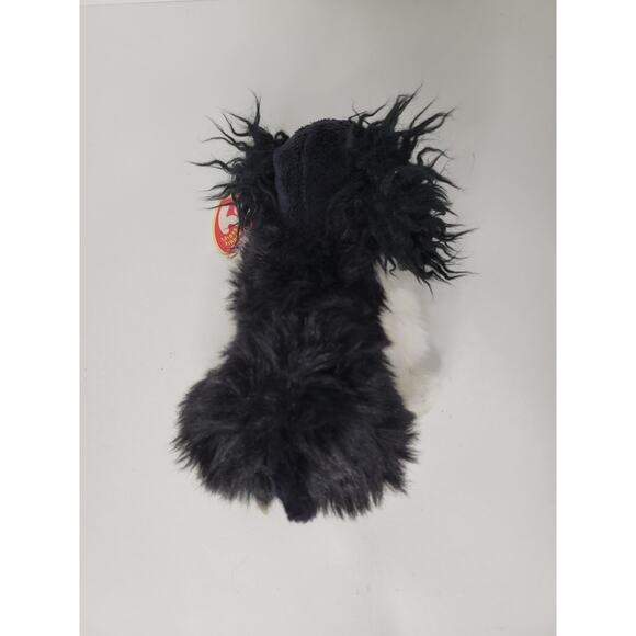 Vintage TY Beanie Babies Frolic the Dog Black and White Cocker Spaniel Dog - Picture 3 of 7